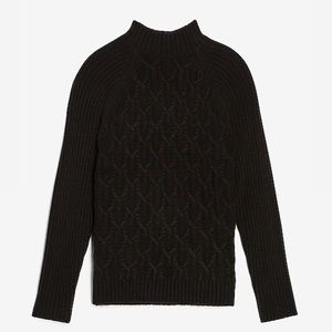 Express Solid Cable Knit Turtleneck Sweater